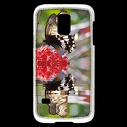 Coque Samsung Galaxy S5 Mini DP Papillon mirroir