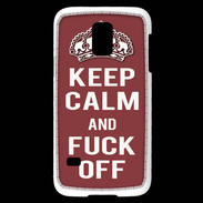 Coque Samsung Galaxy S5 Mini Keep Calm Fuck Off Brique