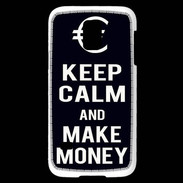 Coque Samsung Galaxy S5 Mini Keep Calm Make money Noir