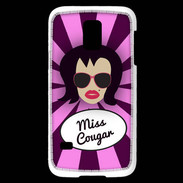 Coque Samsung Galaxy S5 Mini Miss Cougar Brune