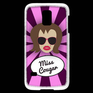 Coque Samsung Galaxy S5 Mini Miss Cougar Chatain