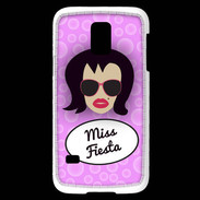 Coque Samsung Galaxy S5 Mini Miss Fiesta Brune