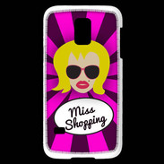 Coque Samsung Galaxy S5 Mini Miss Shopping Blonde