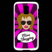 Coque Samsung Galaxy S5 Mini Miss Shopping Rousse