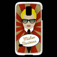 Coque Samsung Galaxy S5 Mini Mister Business Blond