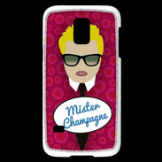 Coque Samsung Galaxy S5 Mini Mister Champagne Blond