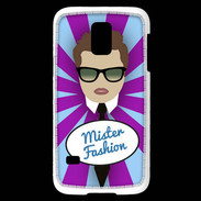 Coque Samsung Galaxy S5 Mini Mister Fashion Chatain