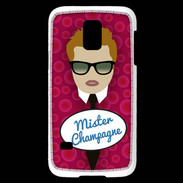 Coque Samsung Galaxy S5 Mini Mister Champagne Roux