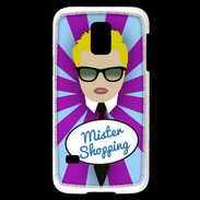 Coque Samsung Galaxy S5 Mini Mister Shopping Blond