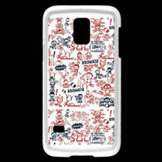 Coque Samsung Galaxy S5 Mini Adishatz All Over Rugby YM