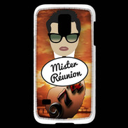 Coque Samsung Galaxy S5 Mini Mister Réunion Brun