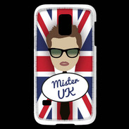 Coque Samsung Galaxy S5 Mini Mister UK Chatain