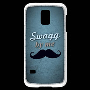 Coque Samsung Galaxy S5 Mini Swag by Me Bleu ZG