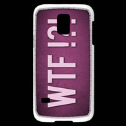 Coque Samsung Galaxy S5 Mini WTF Rose ZG