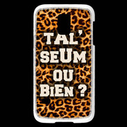 Coque Samsung Galaxy S5 Mini Ta l'seum ou bien Léopard