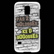 Coque Samsung Galaxy S5 Mini Pas 2 bolosses sur fond en brique