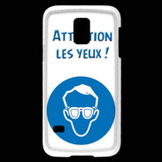 Coque Samsung Galaxy S5 Mini Attention les yeux PR