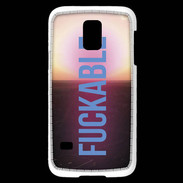 Coque Samsung Galaxy S5 Mini Fuckable bleu ZG