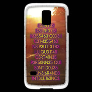 Coque Samsung Galaxy S5 Mini Message codé ZG