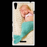 Coque Sony Xperia T3 Bébé Sirène