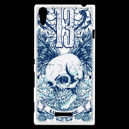 Coque Sony Xperia T3 Tête de mort Lucky One 13