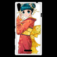 Coque Sony Xperia T3 Manga féminin