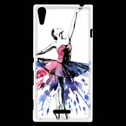 Coque Sony Xperia T3 Danse classique en illustration