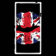 Coque Sony Xperia T3 Bouche Angleterre