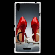 Coque Sony Xperia T3 Chaussures et menottes