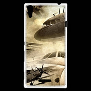 Coque Sony Xperia T3 Aviation rétro