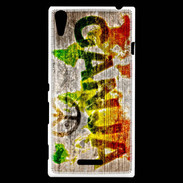 Coque Sony Xperia T3 Rasta Ganja
