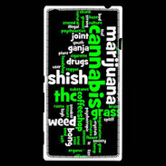 Coque Sony Xperia T3 Cannabis Tag