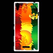 Coque Sony Xperia T3 Chanteur de reggae