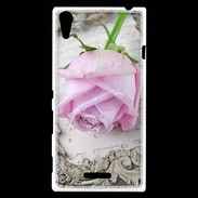Coque Sony Xperia T3 Rose Vintage
