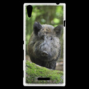 Coque Sony Xperia T3 Sanglier dans les bois