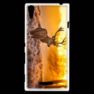 Coque Sony Xperia T3 Cerf au levé du soleil