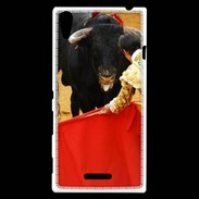 Coque Sony Xperia T3 Corrida les yeux dans les yeux
