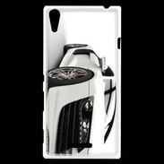 Coque Sony Xperia T3 Belle voiture sportive blanche