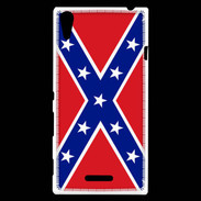 Coque Sony Xperia T3 Drapeau sudiste USA