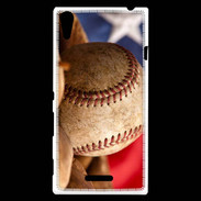Coque Sony Xperia T3 Vintage Baseball
