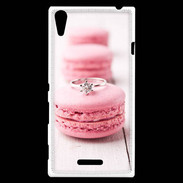 Coque Sony Xperia T3 Amour de macaron