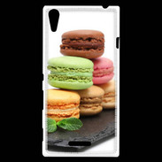 Coque Sony Xperia T3 Macarons sur ardoise