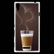 Coque Sony Xperia T3 Amour du Café