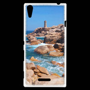 Coque Sony Xperia T3 Bord de mer en Bretagne