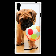 Coque Sony Xperia T3 Bull mastiff chiot