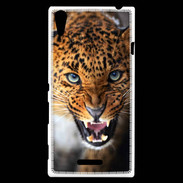 Coque Sony Xperia T3 Portrait d'un léopard