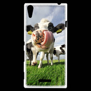 Coque Sony Xperia T3 Humour vache 10