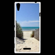 Coque Sony Xperia T3 Accès à la plage