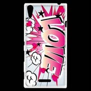 Coque Sony Xperia T3 Love graffiti 2