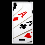 Coque Sony Xperia T3 Poker 4 as
